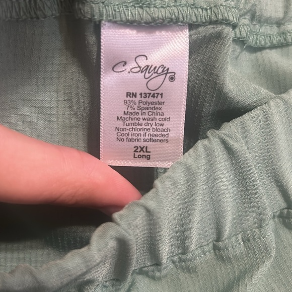 C. Saucy, 2XL long, Surgical Green, Scrub skirt - Picture 6 of 6